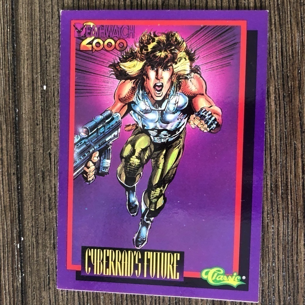 ’93 Deathwatch 2000 trading card: Cyberrad’s Future #85